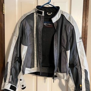 Olympia Motorcycle jacket with vents and pads